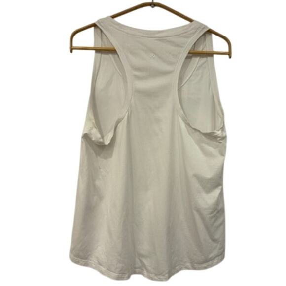 Lot of 2 Lululemon Women’s Size 8/10 Tank Tops FLAWED White‎ Grey FLAWED - Picture 3 of 9